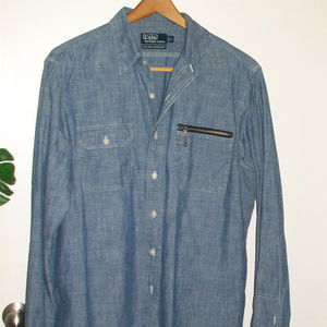 XL POLO Ralph Lauren Chambray Explorer Workshirt